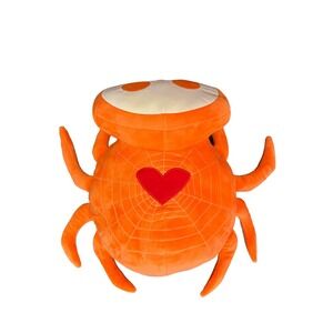 Skelanimals Spider Plush Backpack OS Orange Good Glow In The Dark Skull‎ Heart